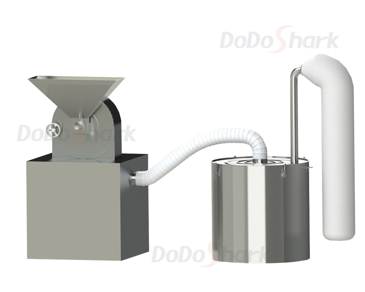 DoDoShark/SUS304 Tooth-Claw Grinder Bottom-Box Type /Dust-Free & Healthier