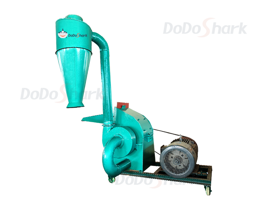 DoDoShark/Cast Iron Hammer Mill Grinder/Single Grinding Type（with fan）