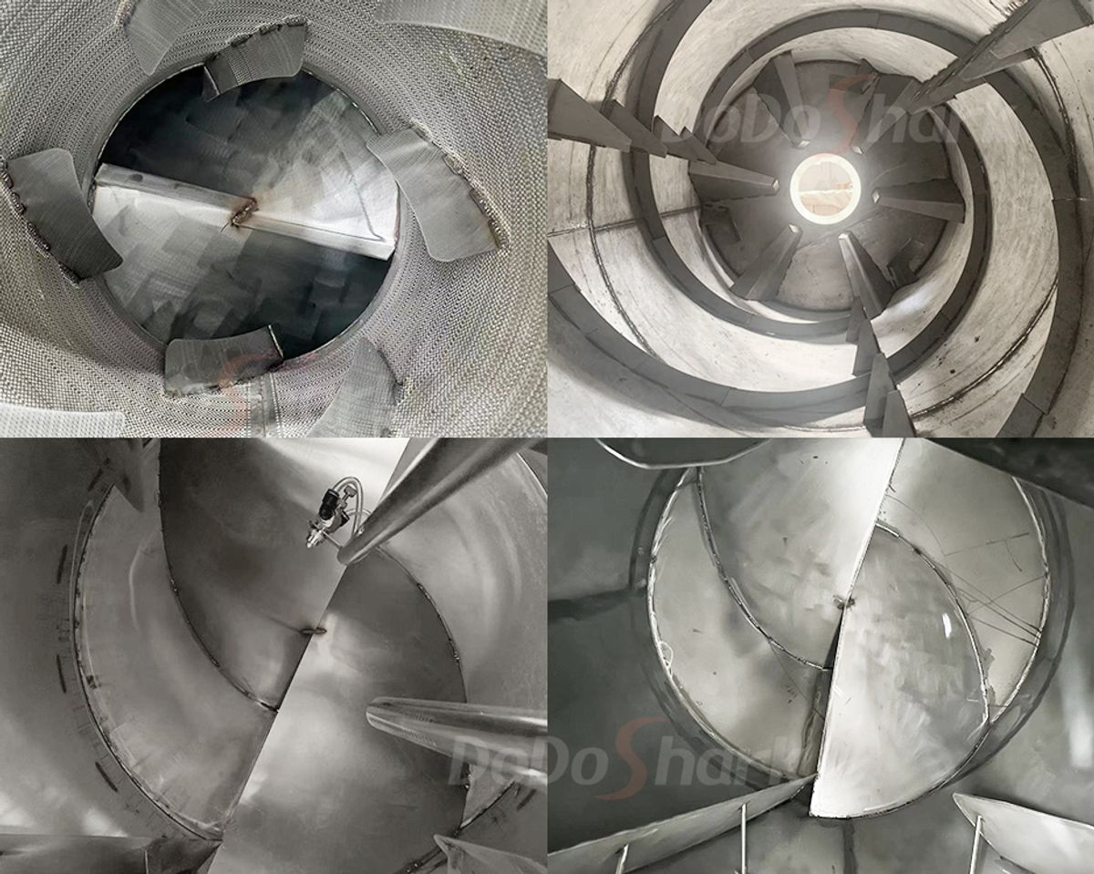 DoDoShark/Large Stainless Steel Drum Mixer /High Uniformity