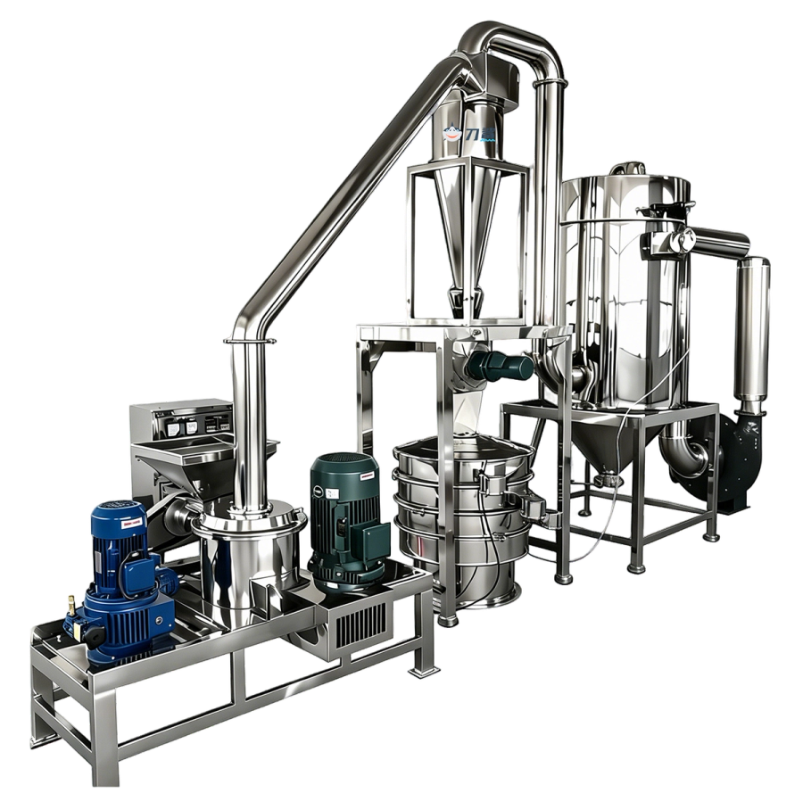 DoDoShark/SUS304 Grinder Series /For food, herbs, and corrosive materials. Dust-free, fineness up to 10-150 mesh
