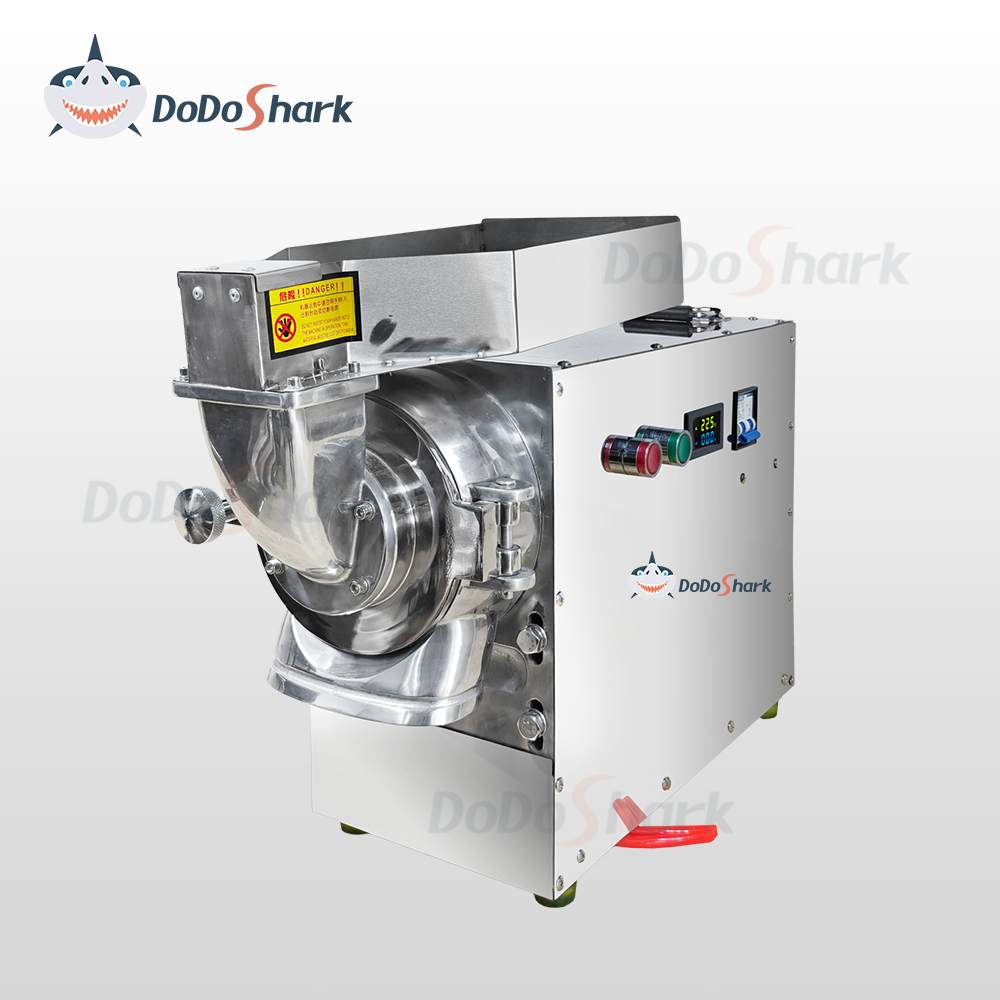 DoDoShark/Small SUS304 Grinder /For food, herbs, and corrosive materials. fineness up to 10-150 mesh