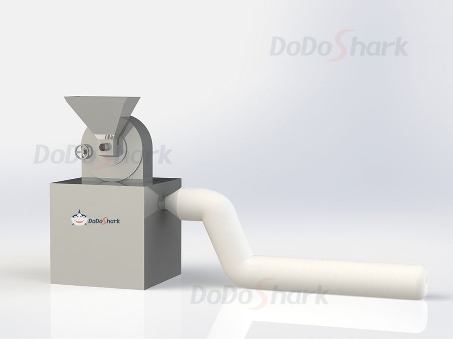 DoDoShark/SUS304 Tooth-Claw Grinder Bottom-Box Type /Grinder + Cloth Collection Bag