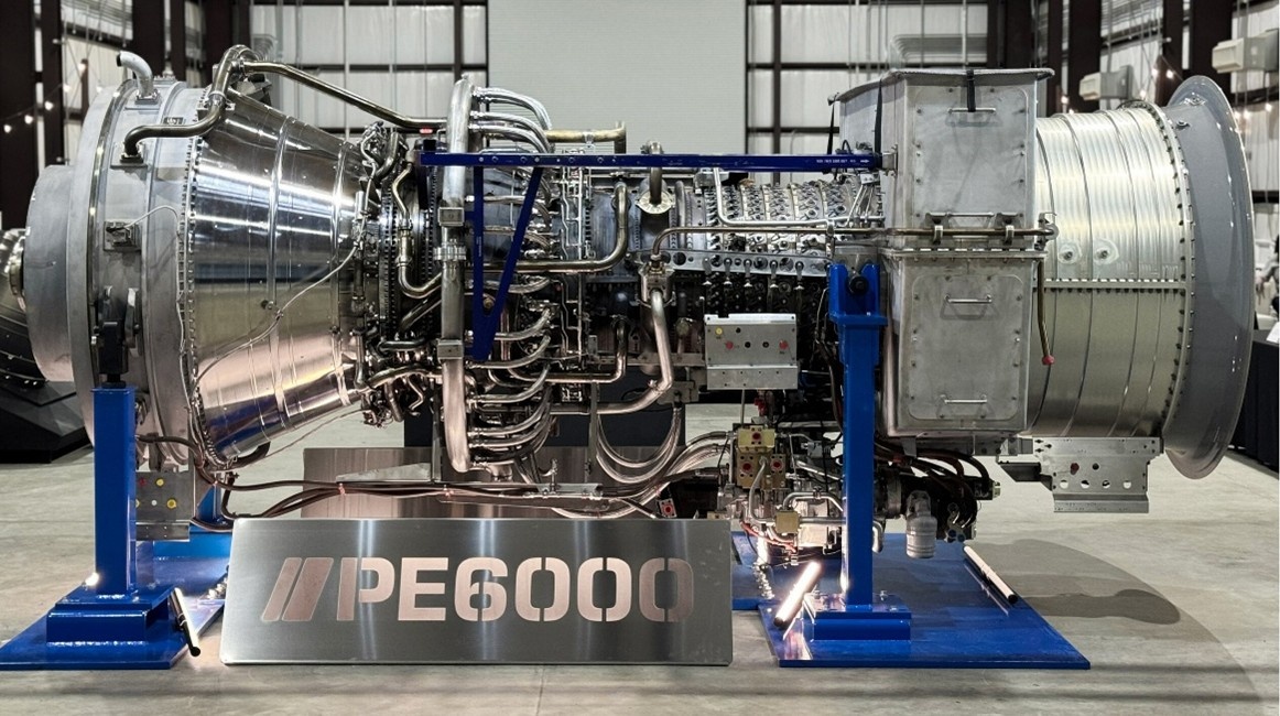 Image of ProEnergy’s retrofitted jet engine