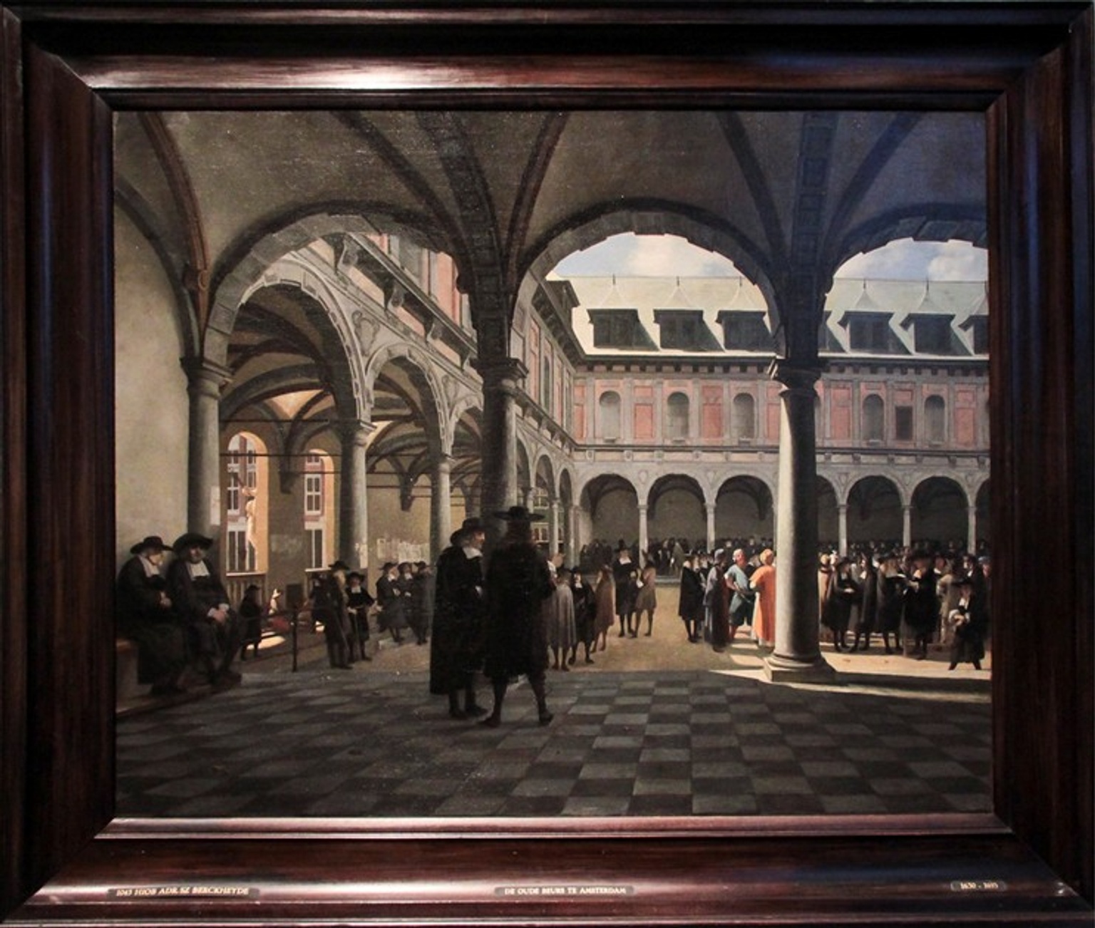 Job Adriaensz’ painting The Courtyard of the Stock Exchange from the Amsterdam Museum // Flickr