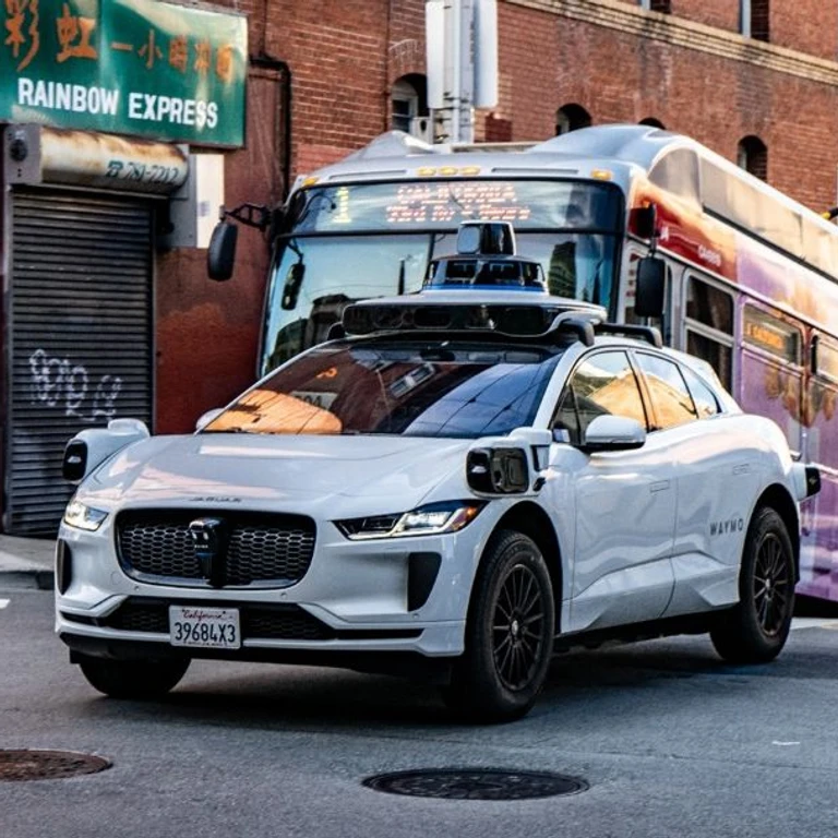 Waymo on the street of San Francisco