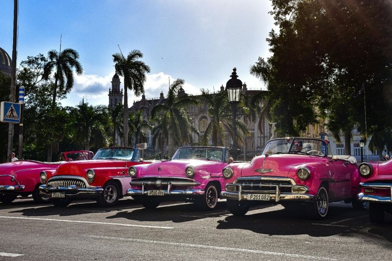Retro American cars in Havana, Cuba