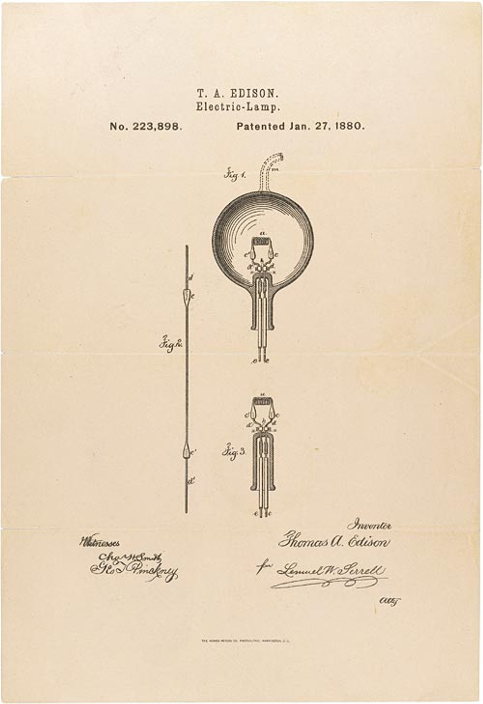 edison patent drawing