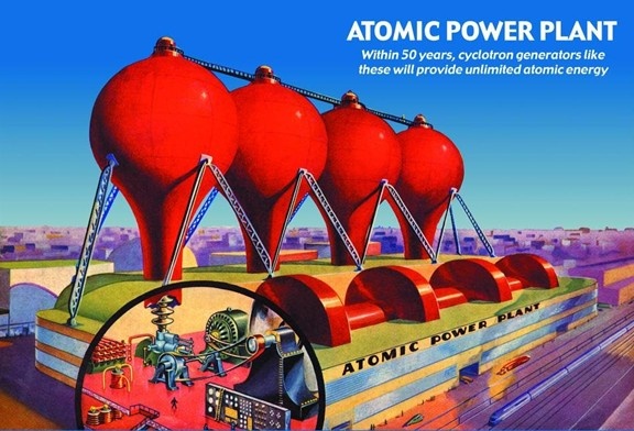 Atomic power plant poster circa 1939