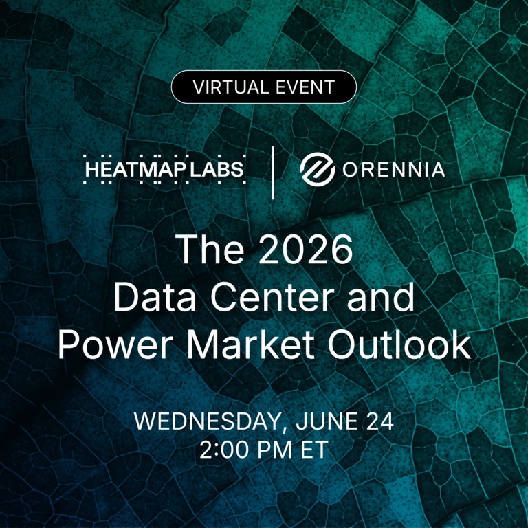 Heatmap and Orennia Live Event focused on data centers will be June 24, 2026