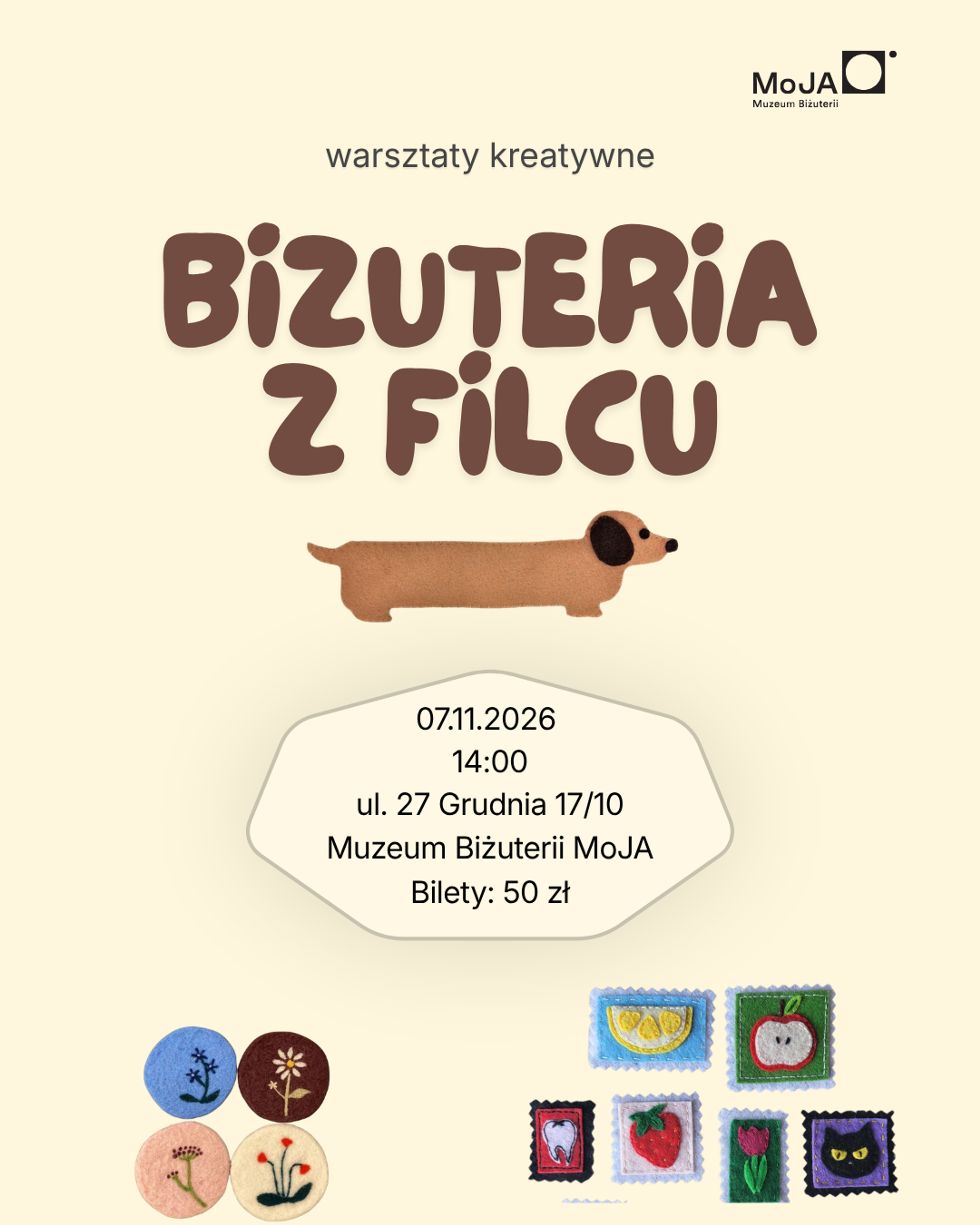 Biżuteria z filcu. Warsztaty kreatywne