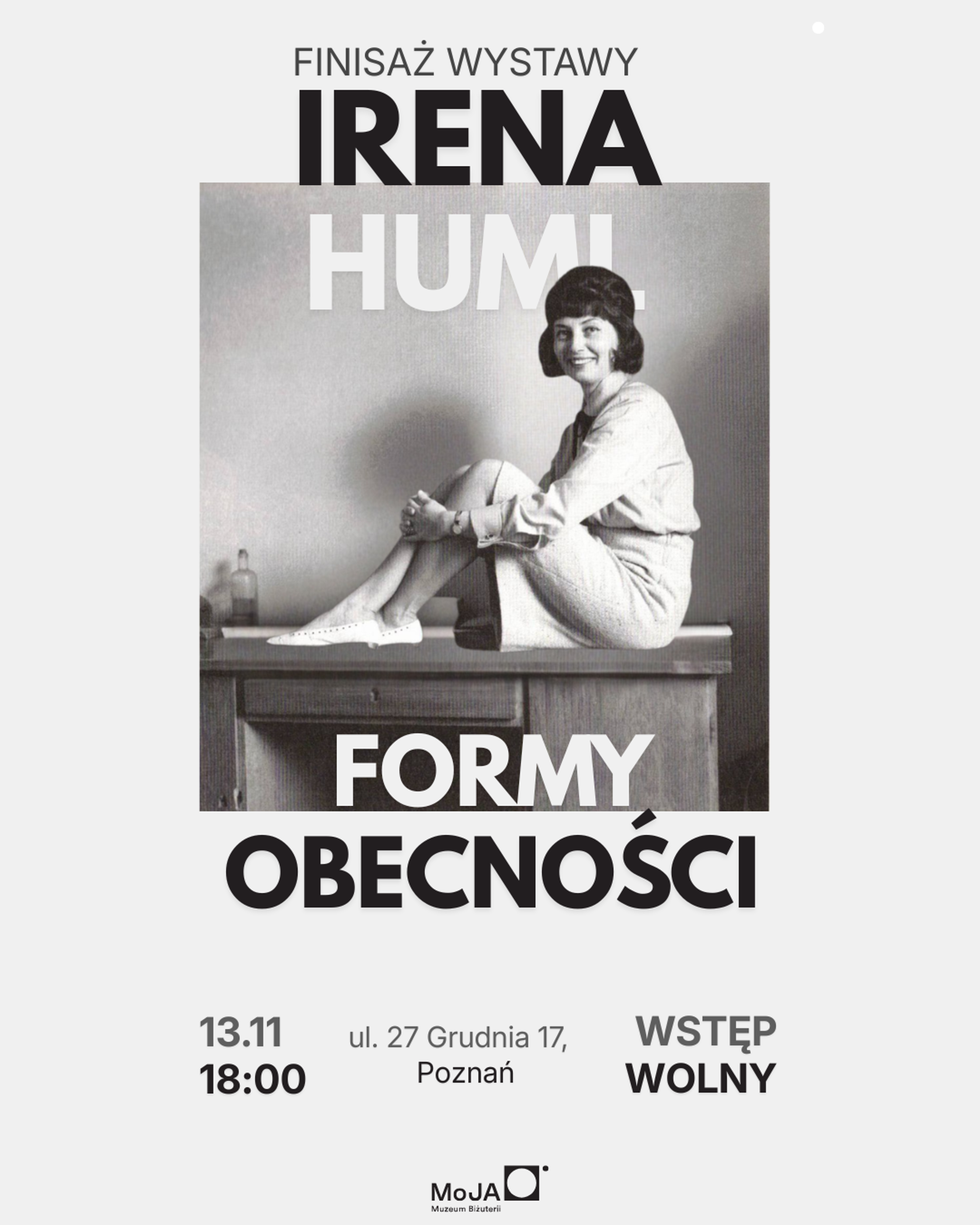 Finisaż wystawy Irena Huml. Formy obecnośći
