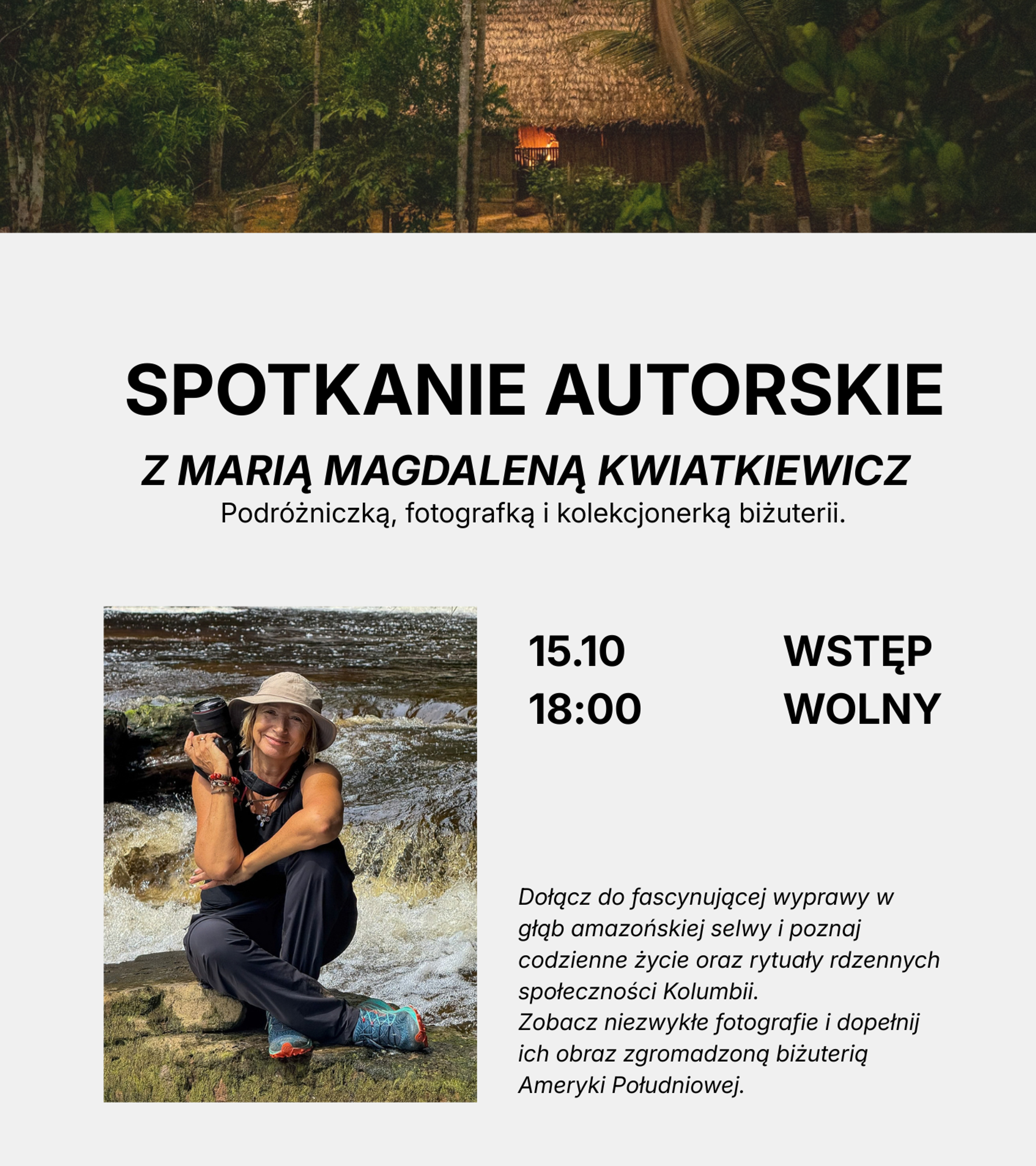 Spotkanie autorskie z Marią Magdaleną Kwiatkiewicz