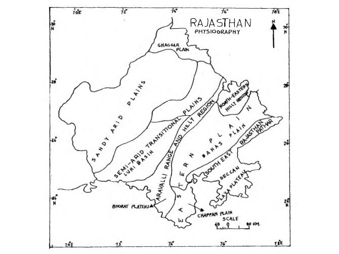 Bagor in india map