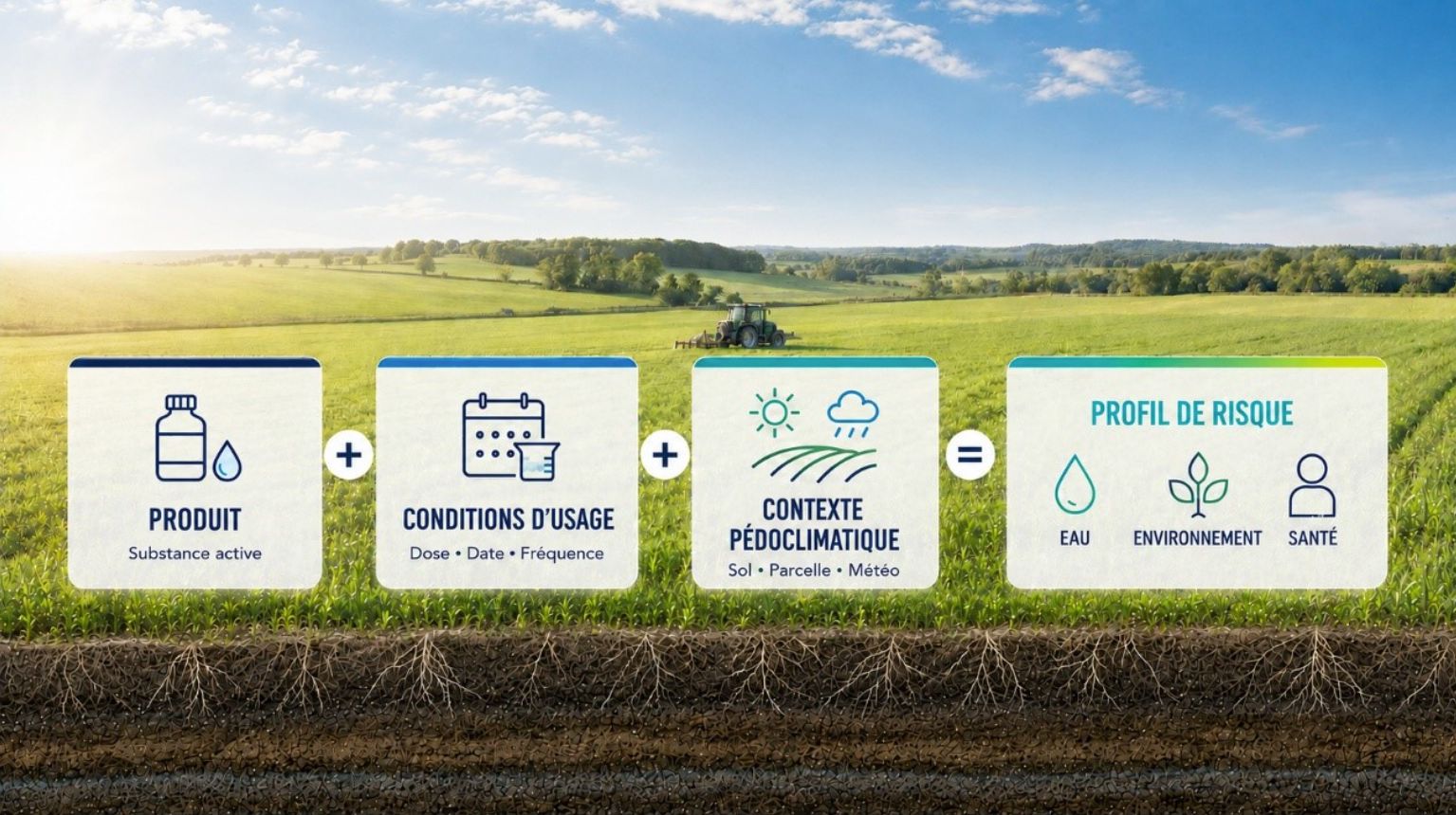 Comparaison des indicateurs d'évaluation des produits phytosanitaires