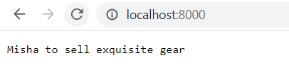 localhost:8000