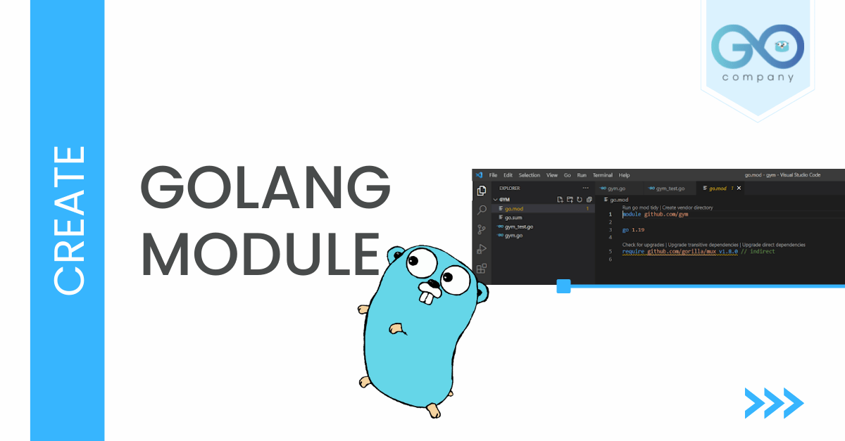 Create a Golang Module's picture
