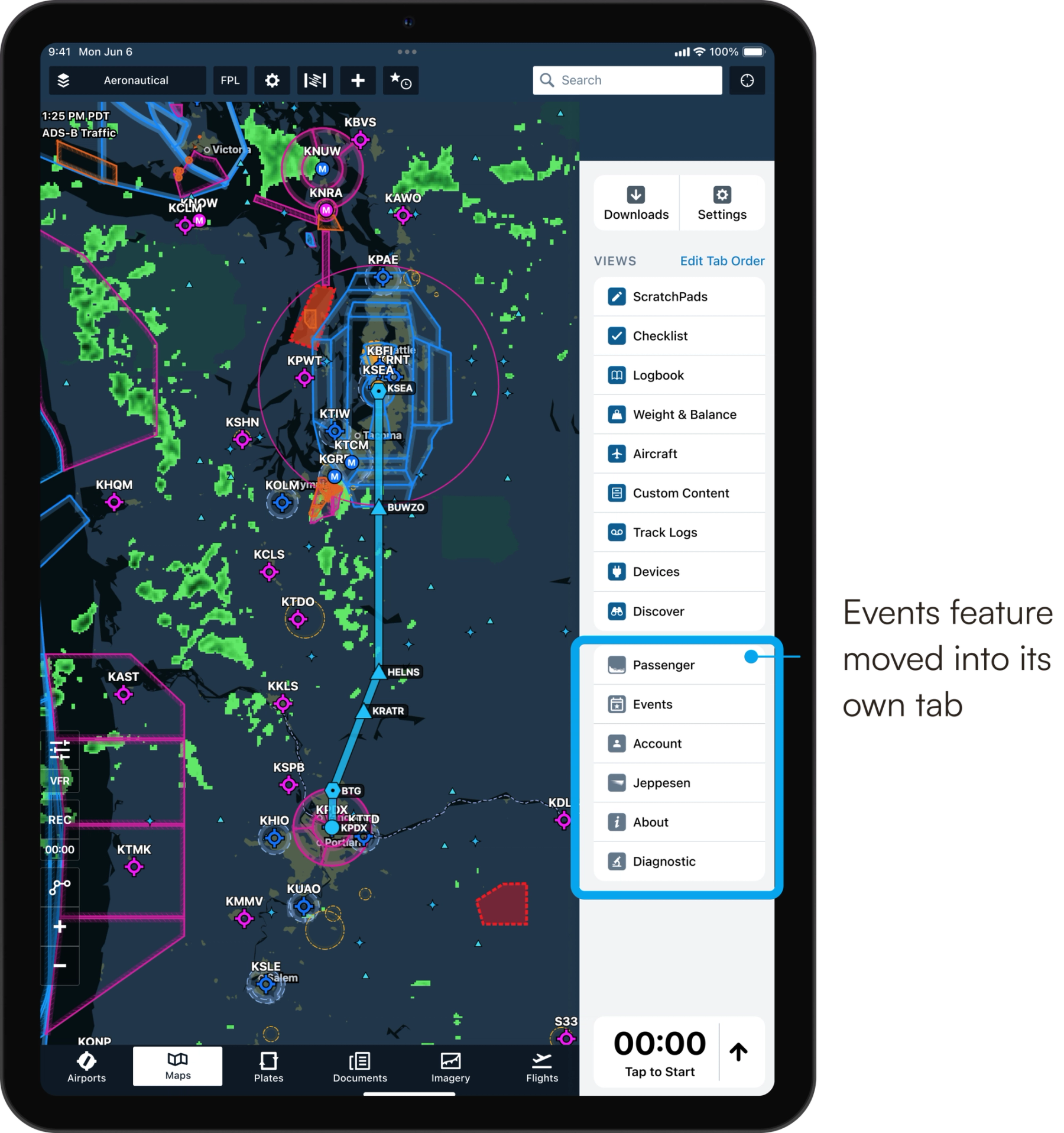 ForeFlight navigation after redesign