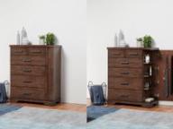 Thorndon timber tallboy, alternate view.