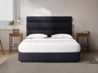 Khandallah headboard in Black, styled bedroom.