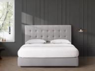 Fendalton headboard in Sandstone, styled bedroom.