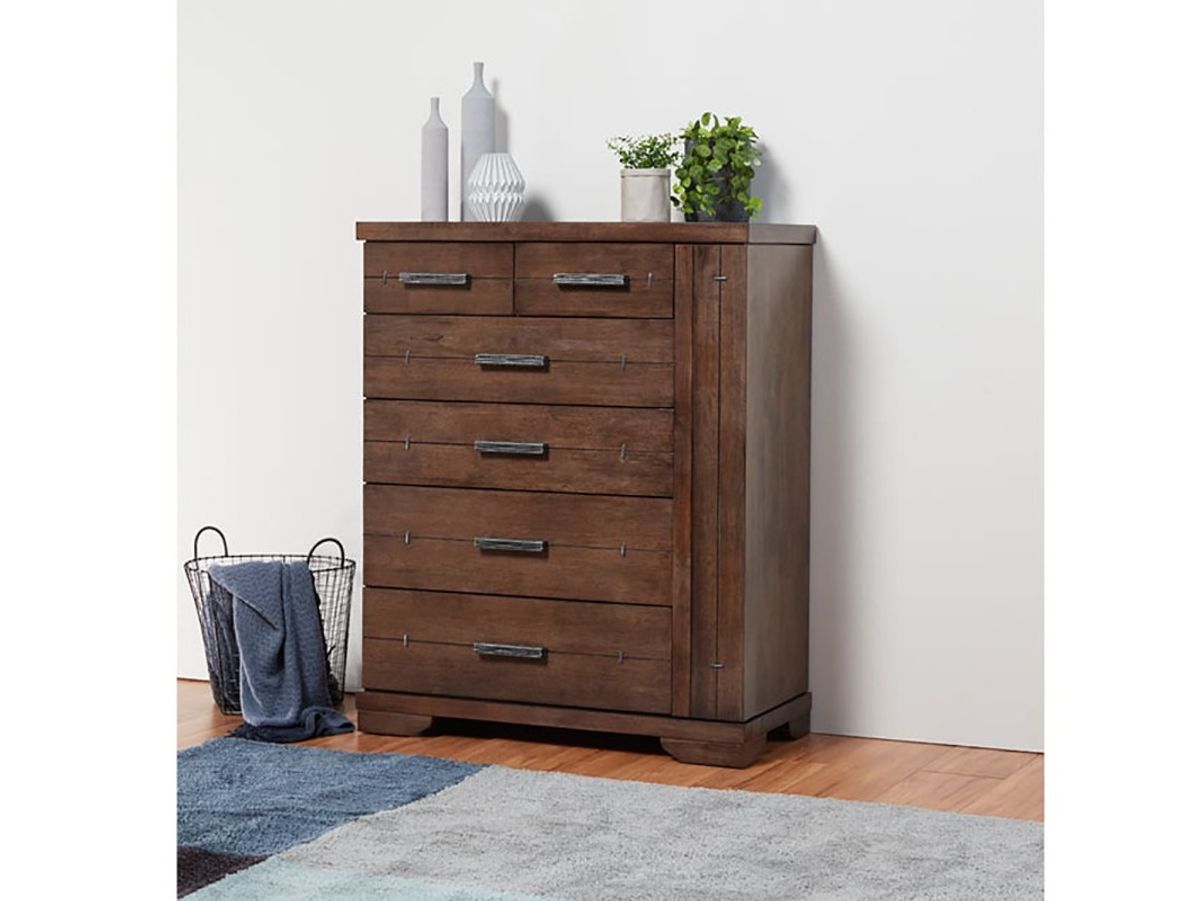 Thorndon timber tallboy.