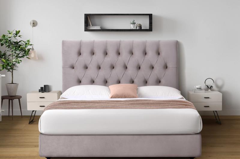 Parnell headboard in Tasman Taupe
