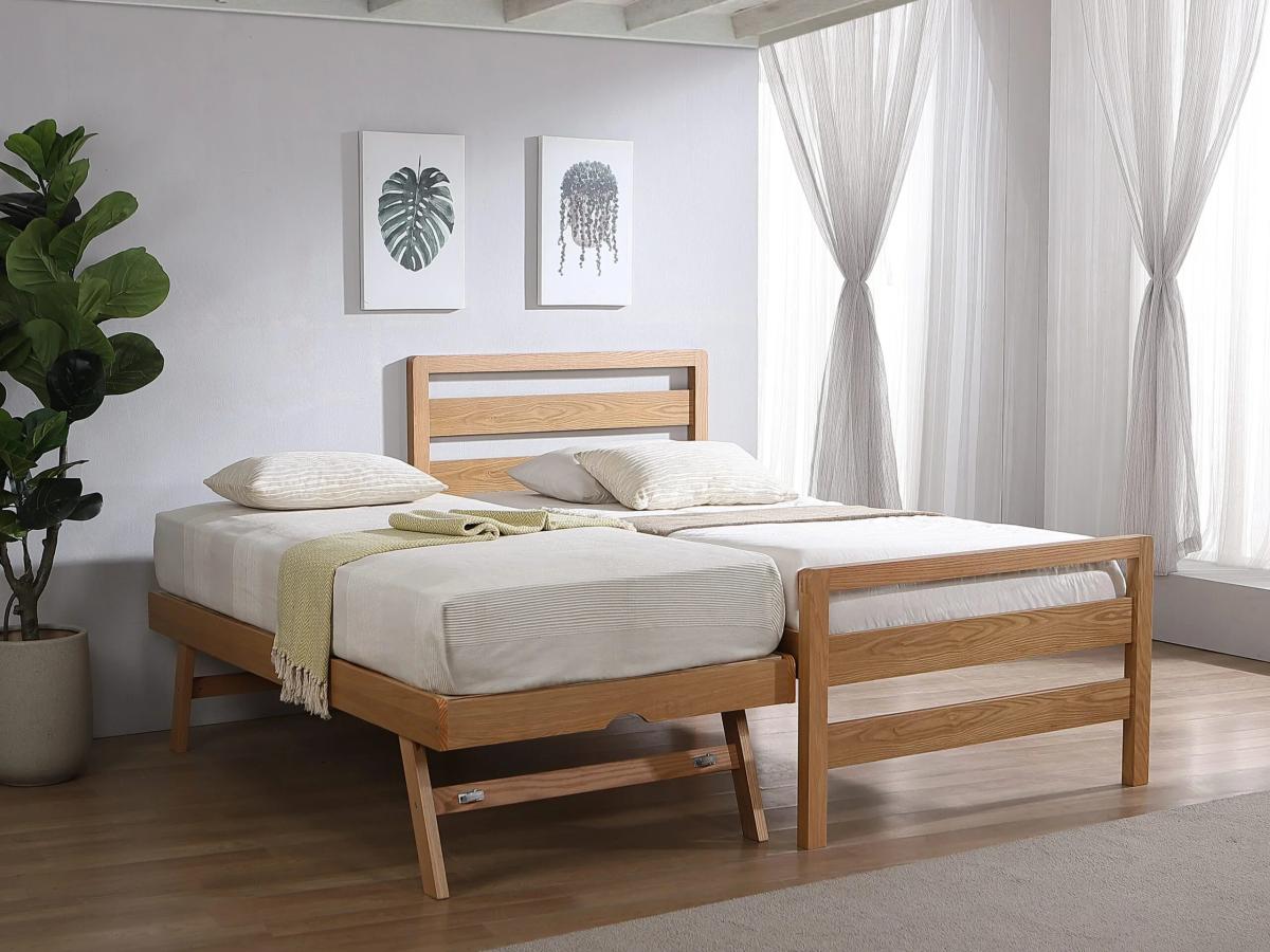 Havelock guest bed with trundler in a styled room.