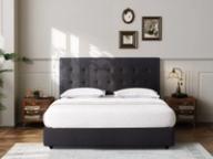Fendalton headboard in Grey, styled bedroom.