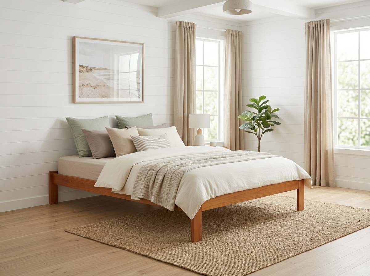 Reefton bed frame, lifestyle view