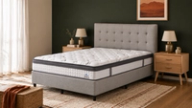 Dreamland Liverpool queen mattress, angled view