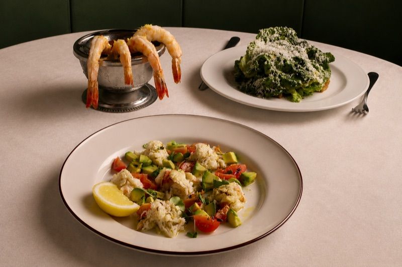 A composed salad at Craig's