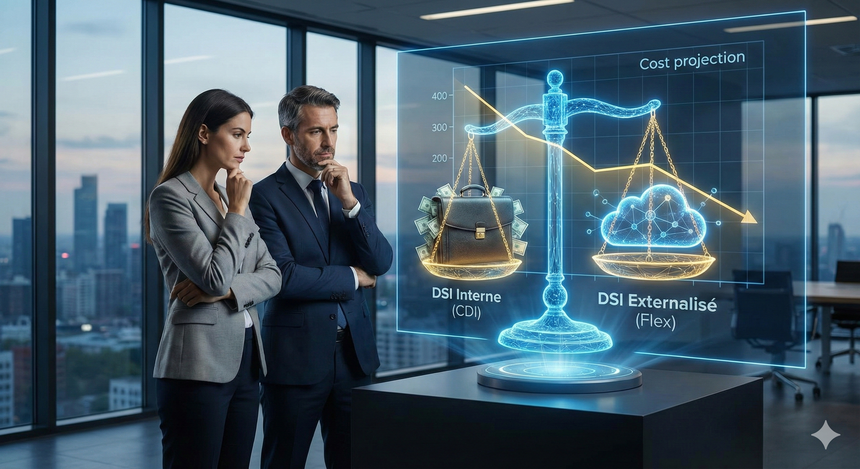 Coût DSI externalisé vs interne : Le comparatif pour PME