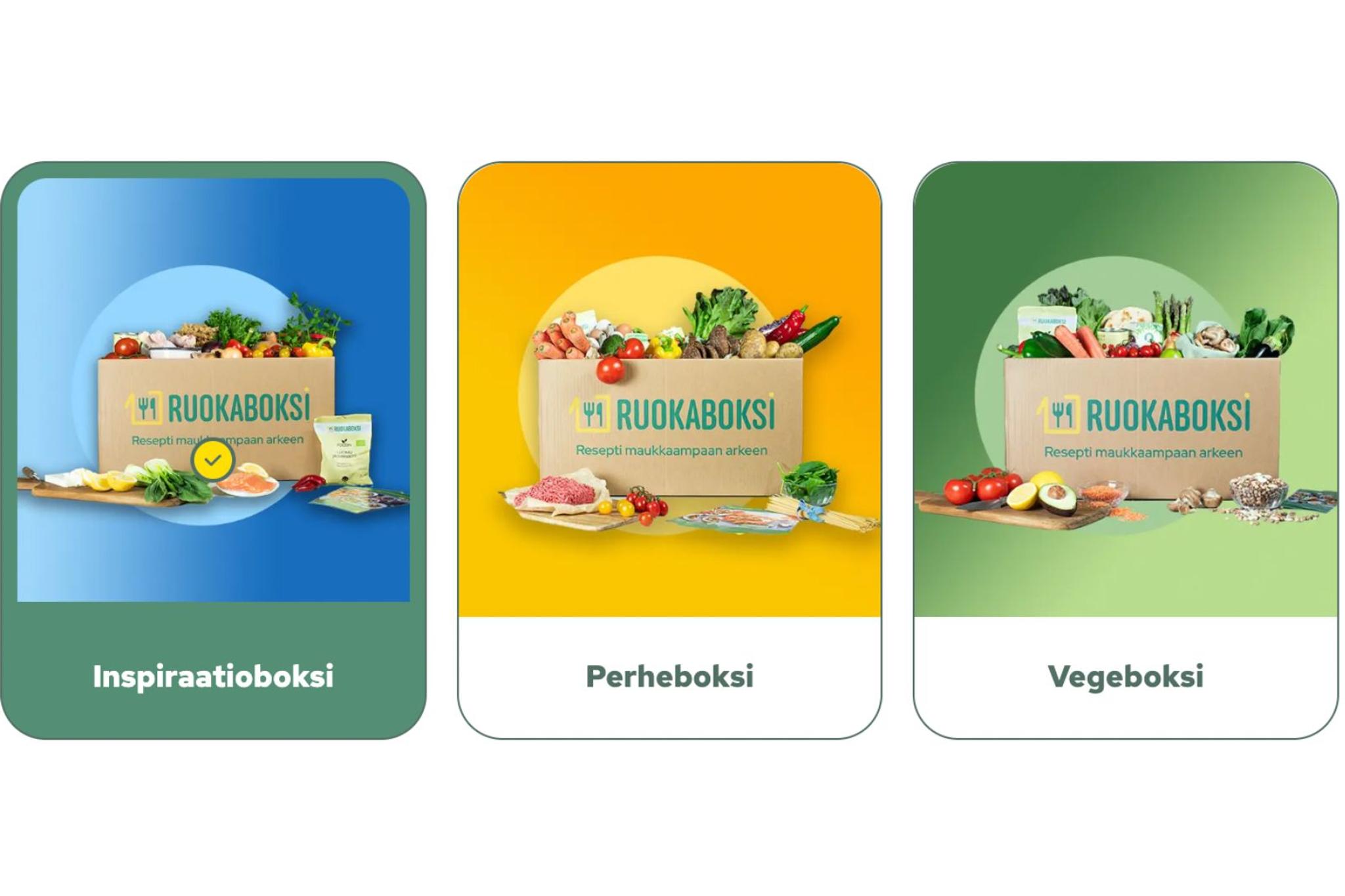 Inspiraatioboksi, perheboksi, vegeboksi
