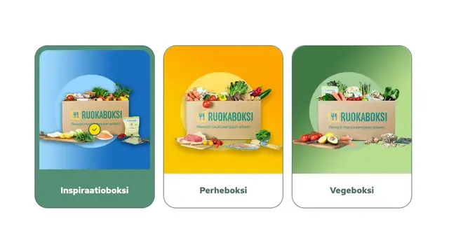 Inspiraatioboksi, perheboksi, vegeboksi