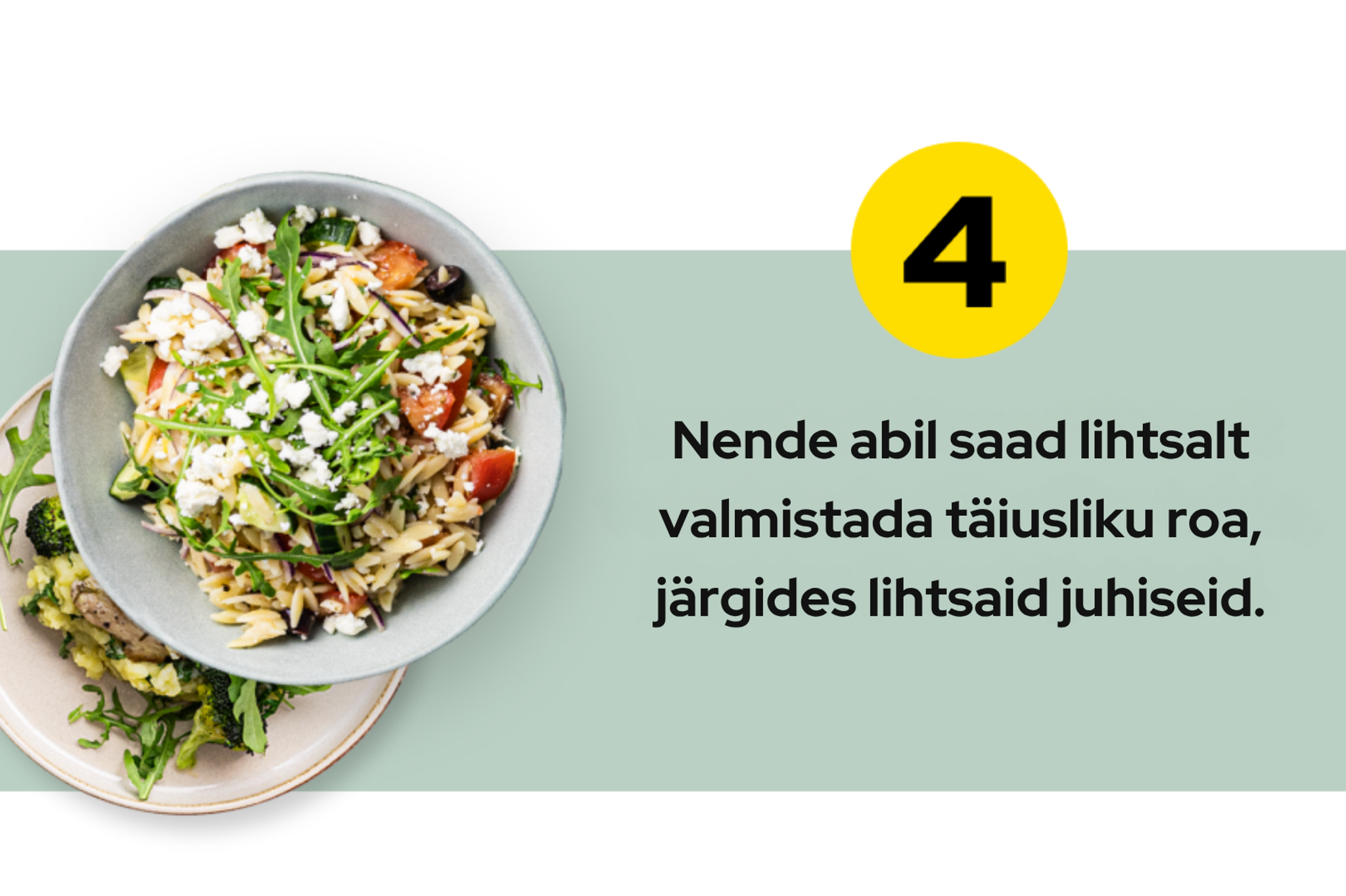 Listing of different recipes