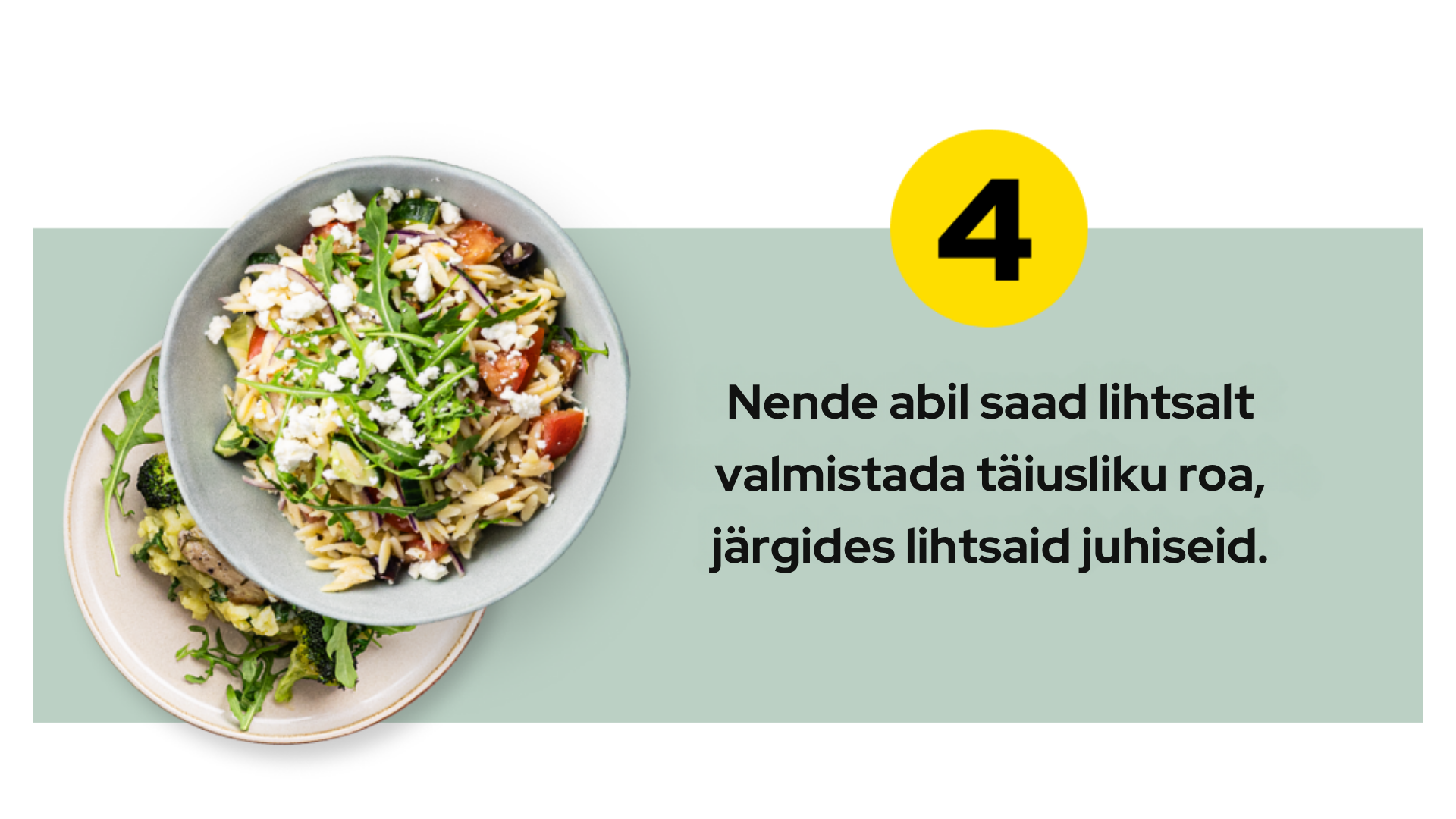 Listing of different recipes