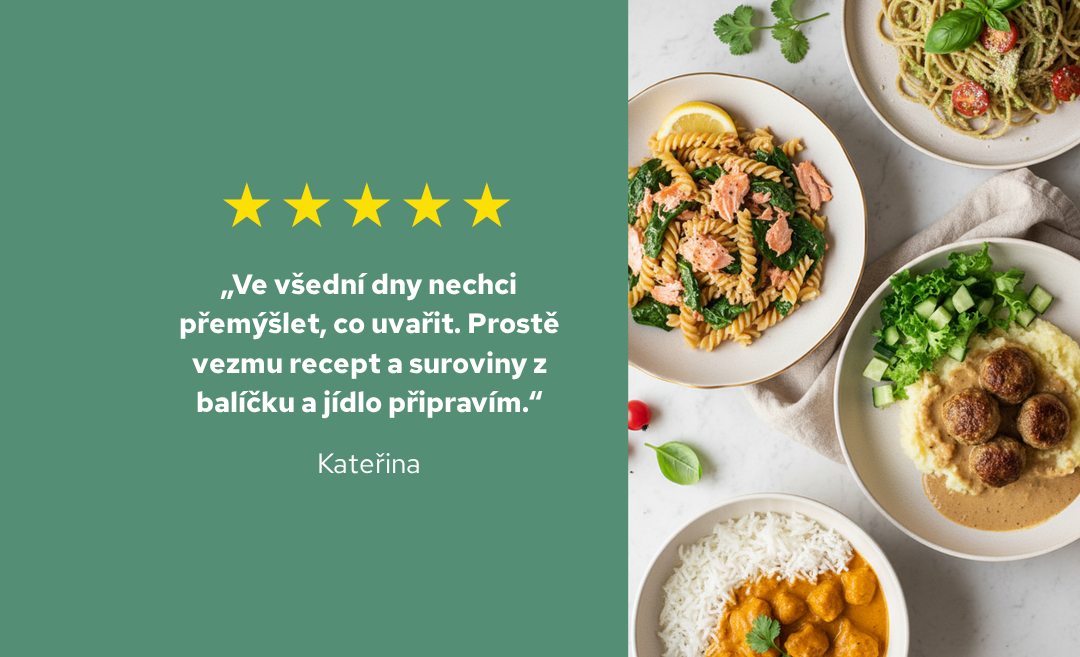Jídlo a hodnocení od skutečné zákaznice