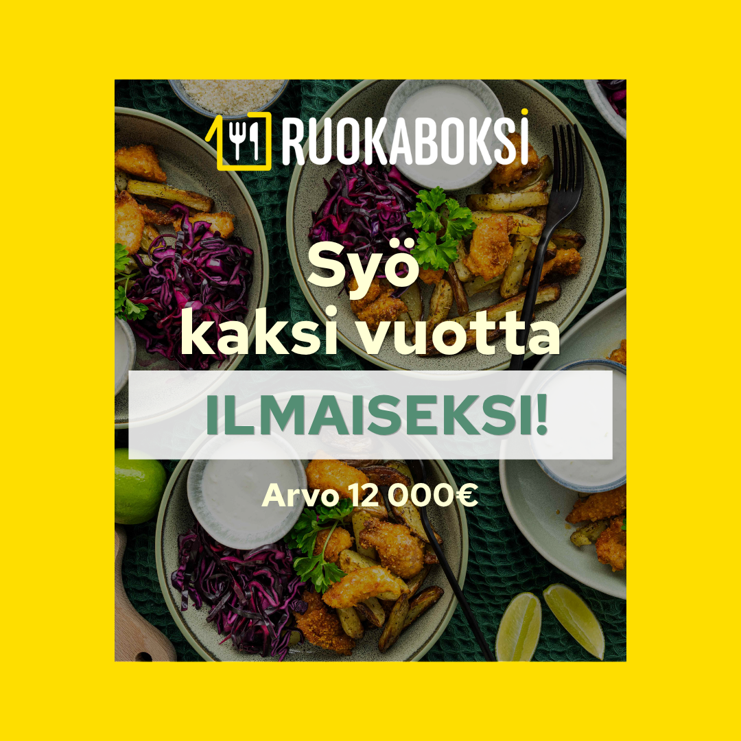 Syö ilmaiseksi koko vuoden