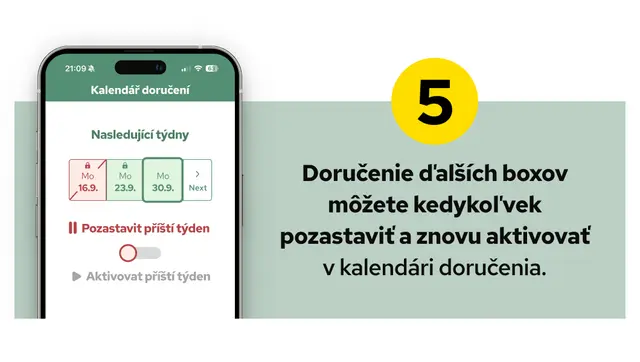 Kuriér s Yummy boxem