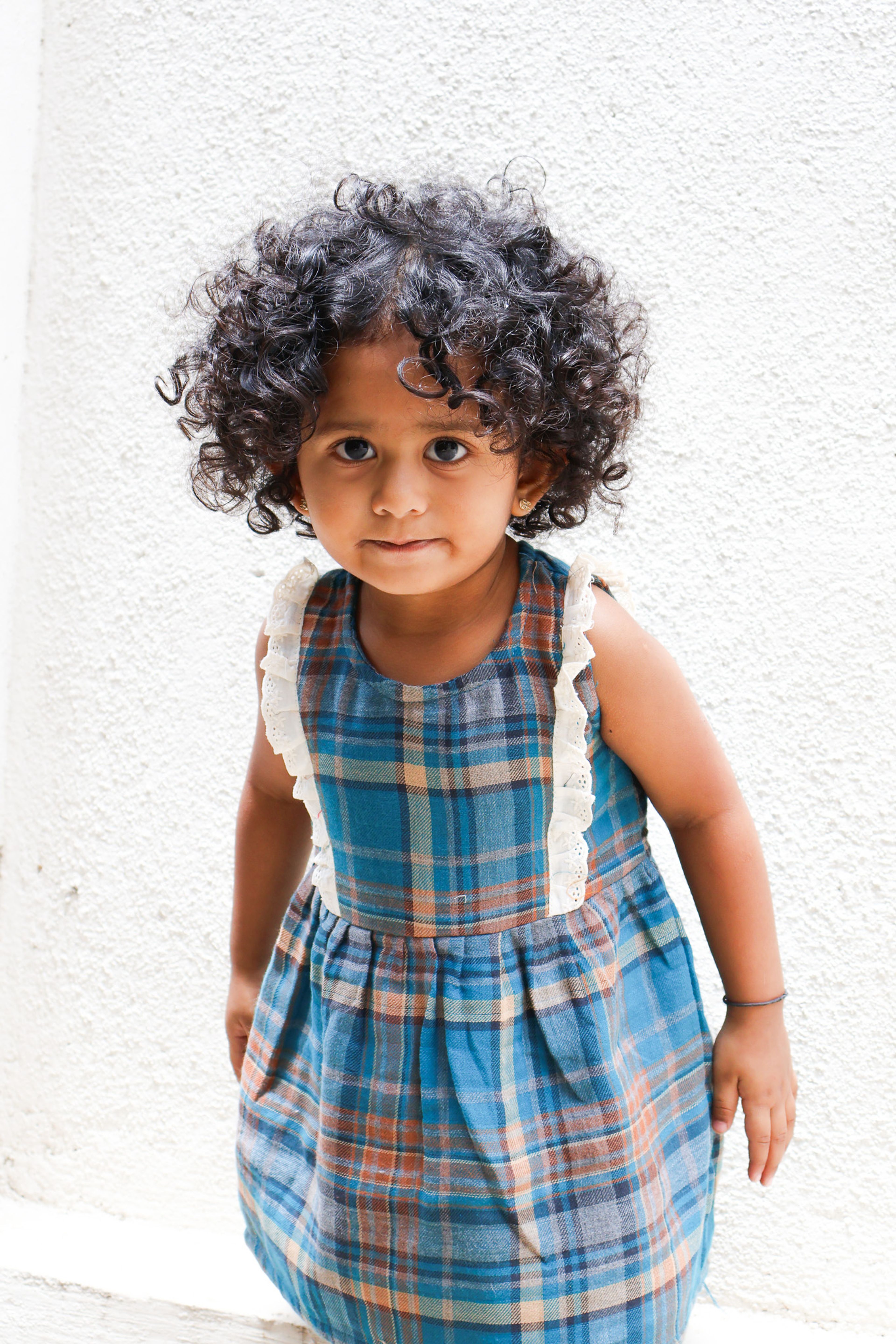 Teal Tartan Frock