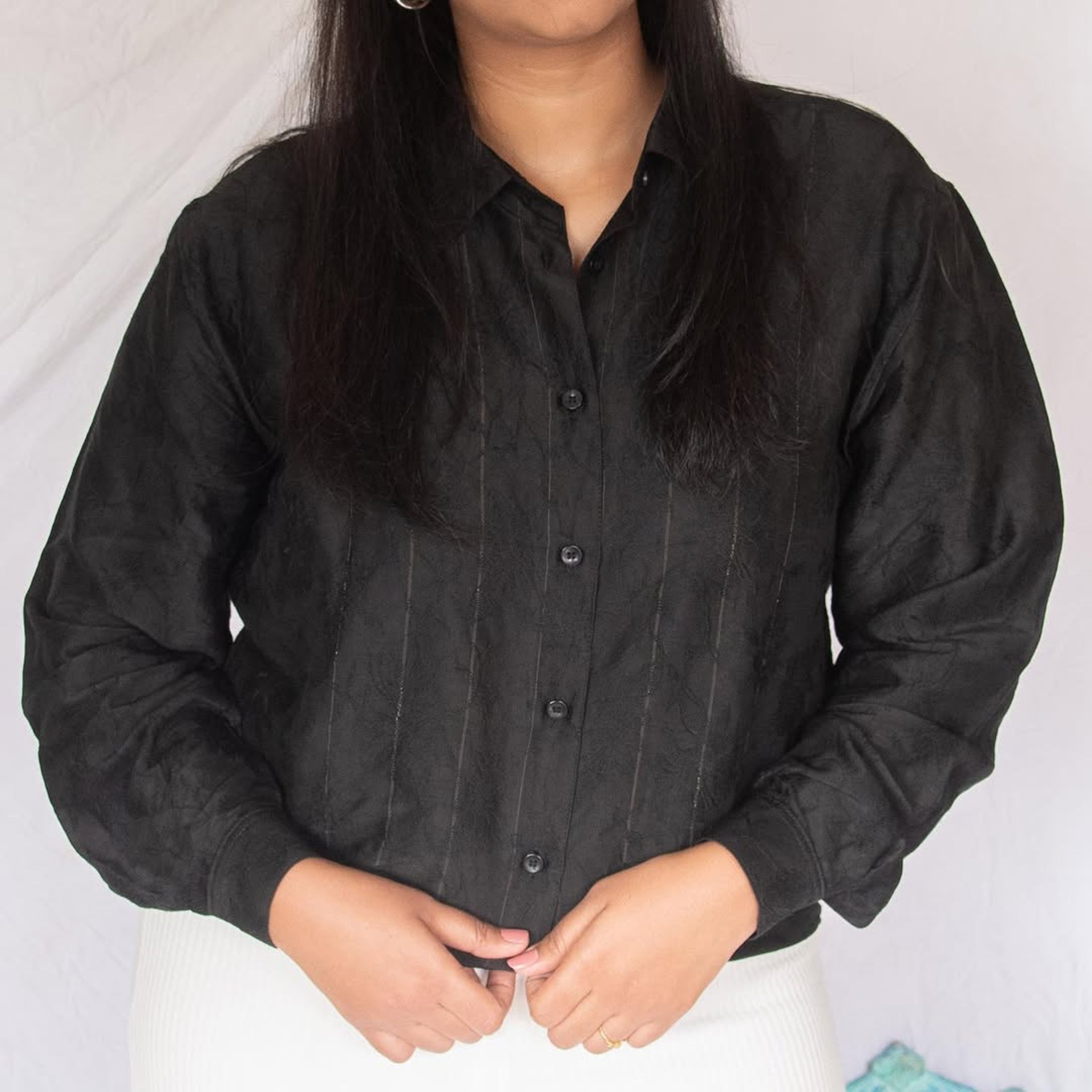 Self design Black shirt