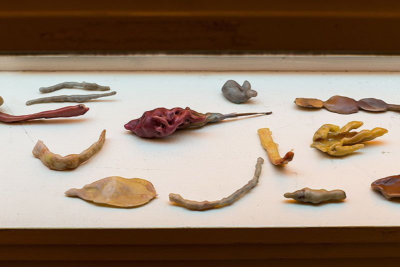 Your practice is characterised by the observation of encounters and interactions between different elements, often everyday objects. Could you elaborate on how you select these materials and what criteria you follow to integrate them into your work?