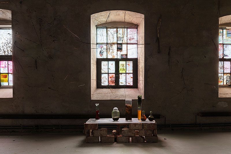 Your practice is characterised by the observation of encounters and interactions between different elements, often everyday objects. Could you elaborate on how you select these materials and what criteria you follow to integrate them into your work?