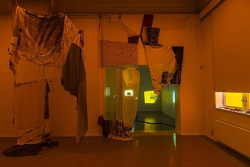 Your practice is characterised by the observation of encounters and interactions between different elements, often everyday objects. Could you elaborate on how you select these materials and what criteria you follow to integrate them into your work?