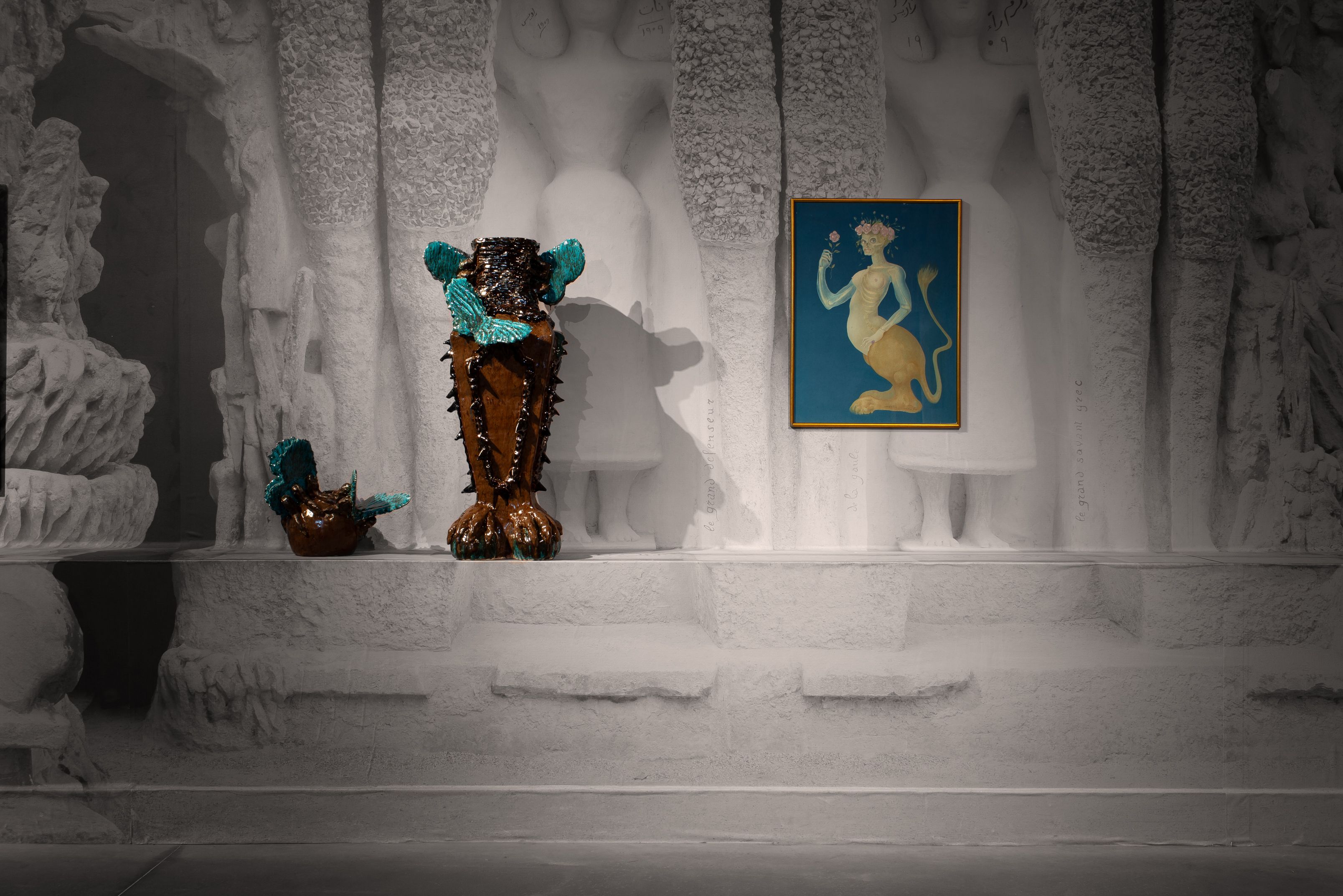 El Palacio Idèal, un escenario de fábula para la exposición de Leonor Fini y Florian Mermin