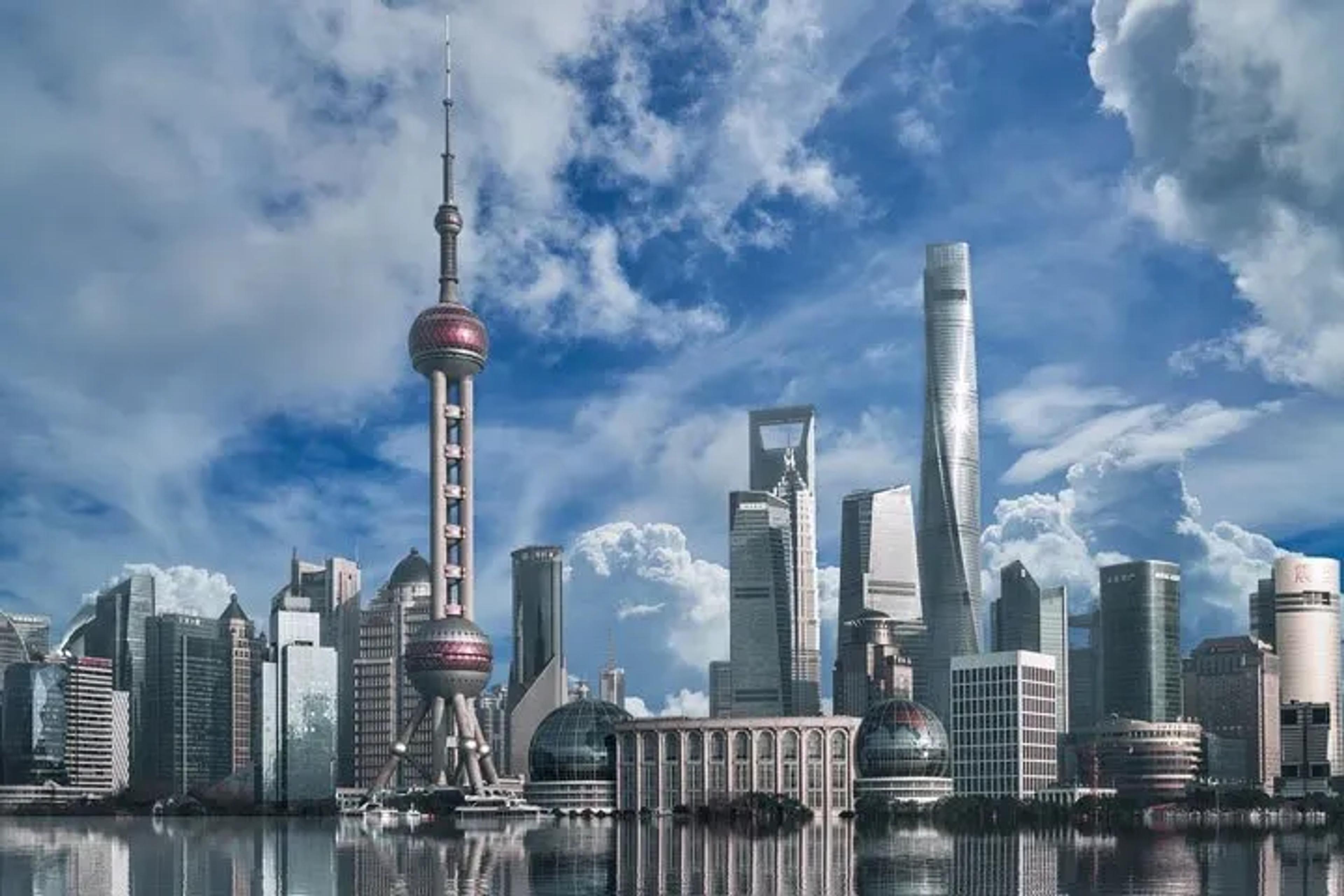 gratte ciel shanghai