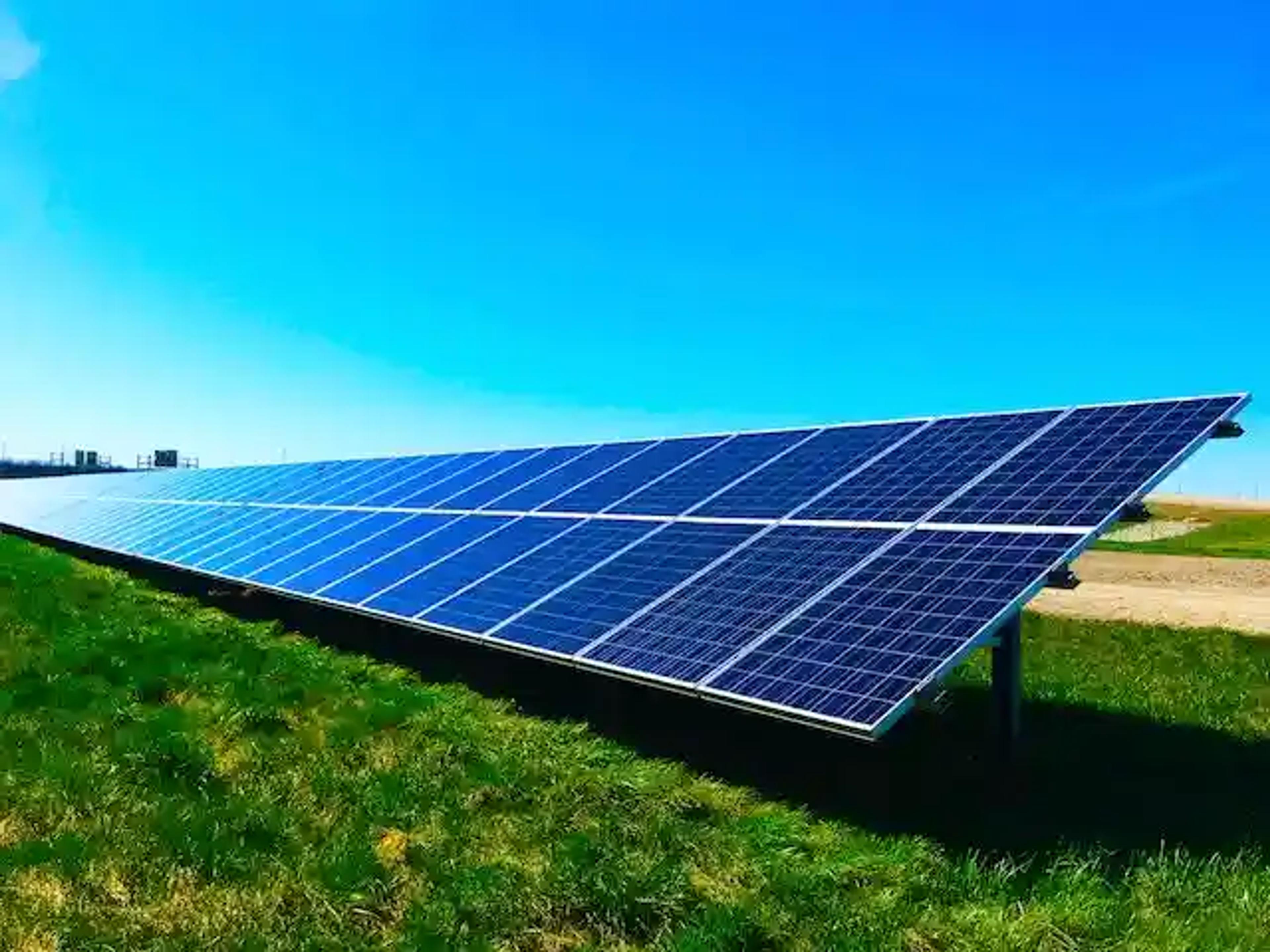 Stromerzeugung aus Solarpanels