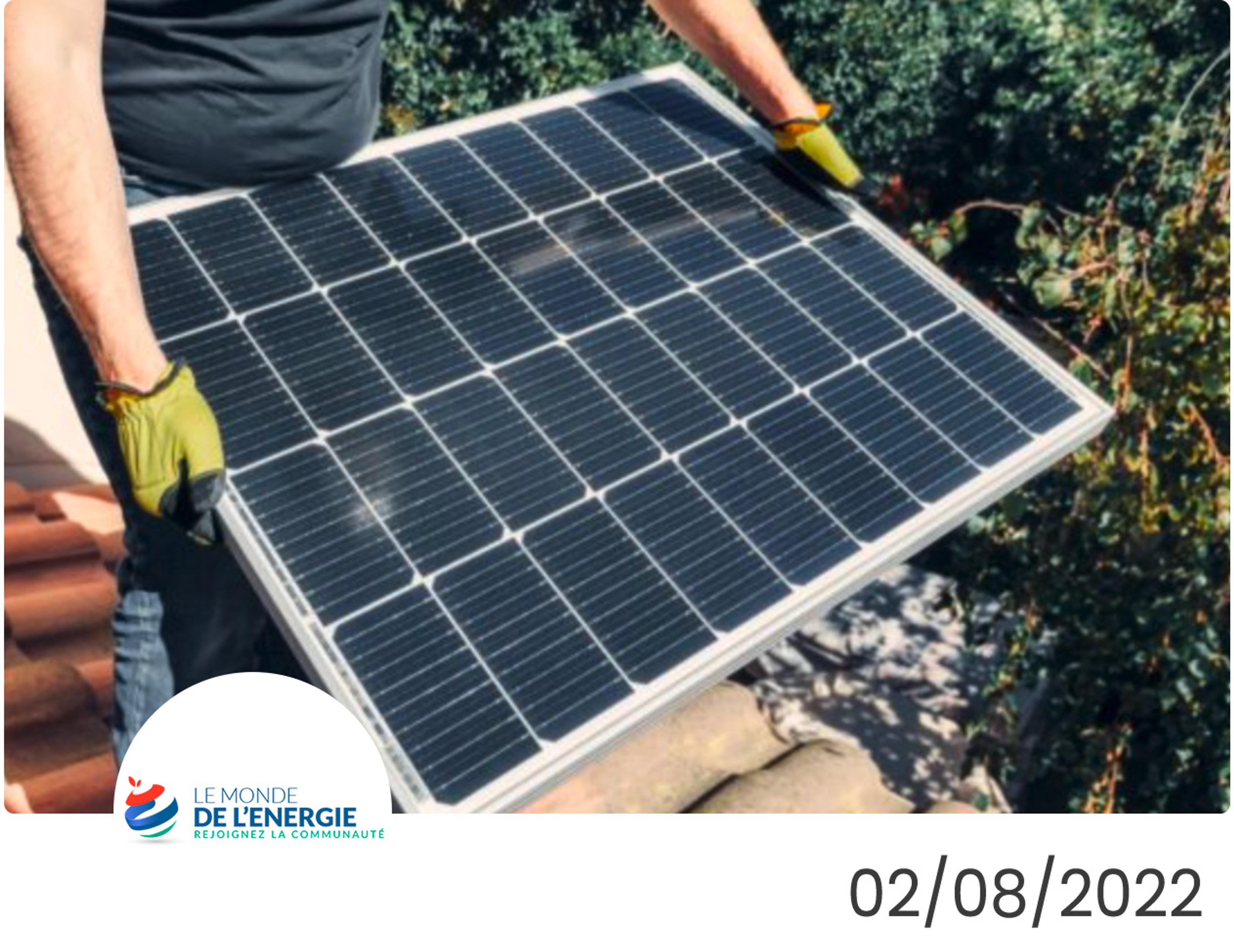 Article le monde énergie otovo aout 2022