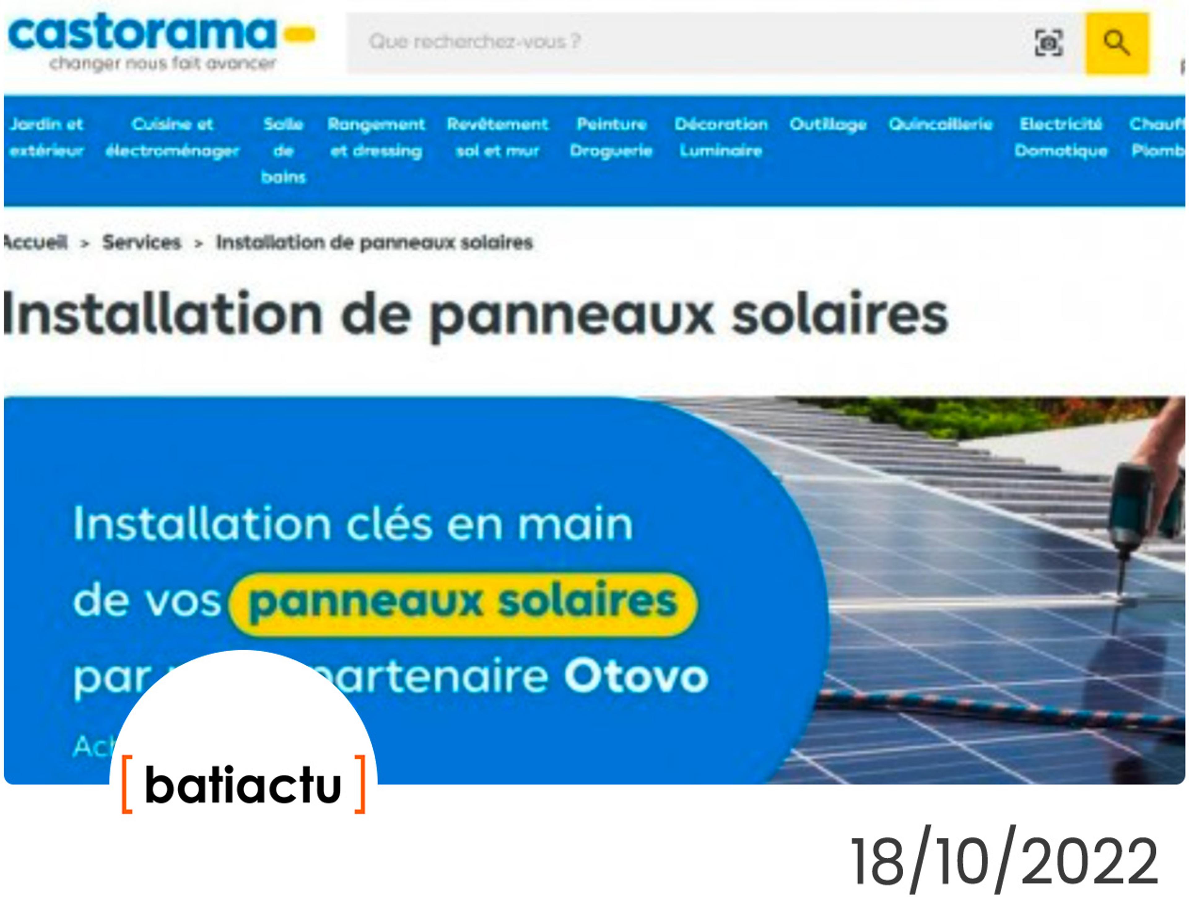article batiactu otovo octobre 2022