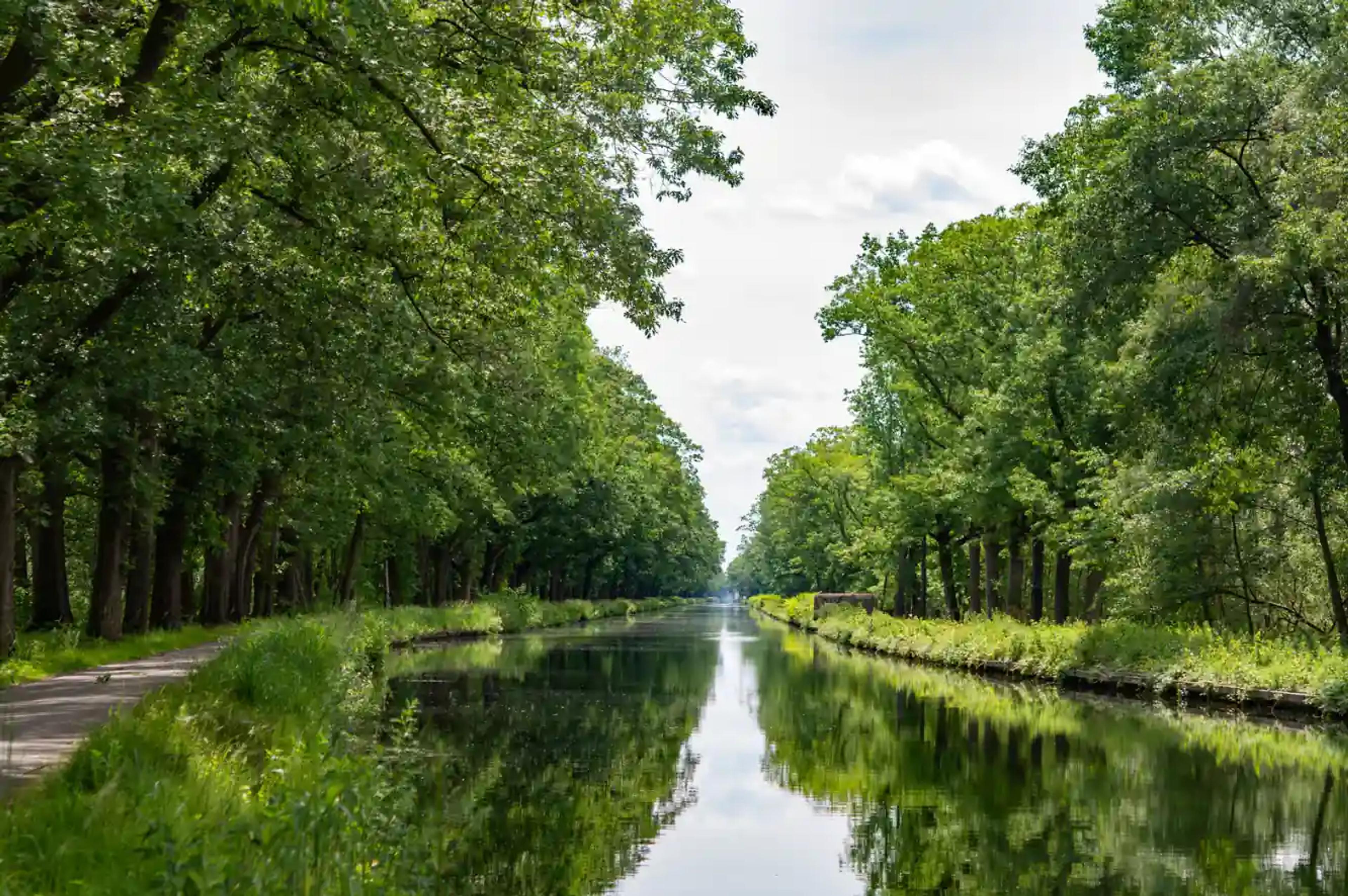 Het canal bij Lommel in de buurt